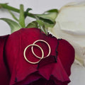 14k Rose Gold Seam Rings