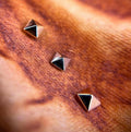 14k Gold Pyramid Threadless End